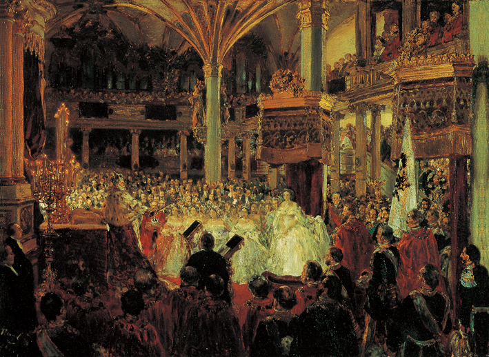  Adolpyh Von Menzel —— 威廉一世在哥尼斯堡加冕